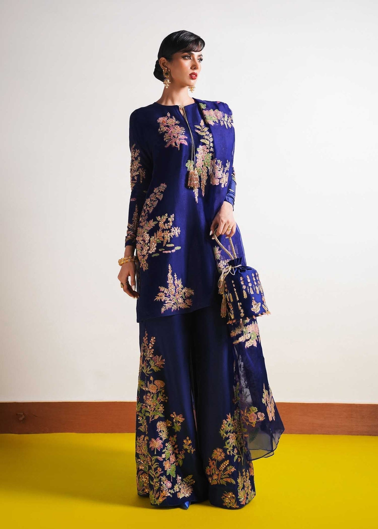 Hussain Rehar | Basic Not Basic | Marine - Ladies Clothes