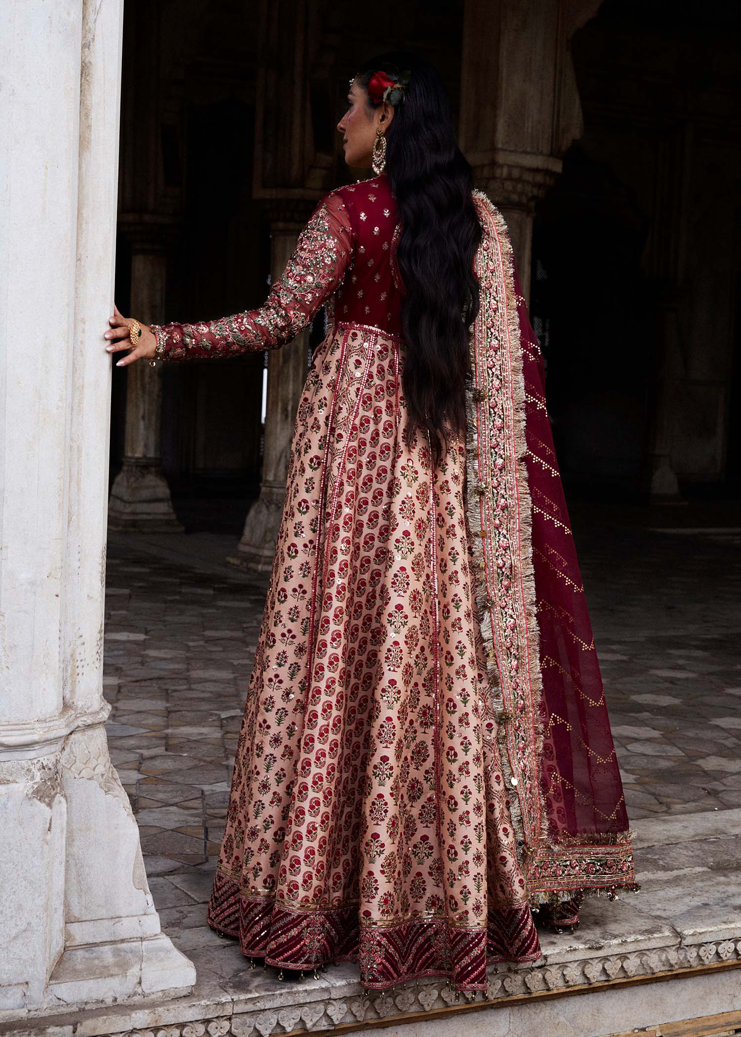 Hussain Rehar | Luxury Festive FW/24 | Alta - Wedding Dress - Maria Faisal