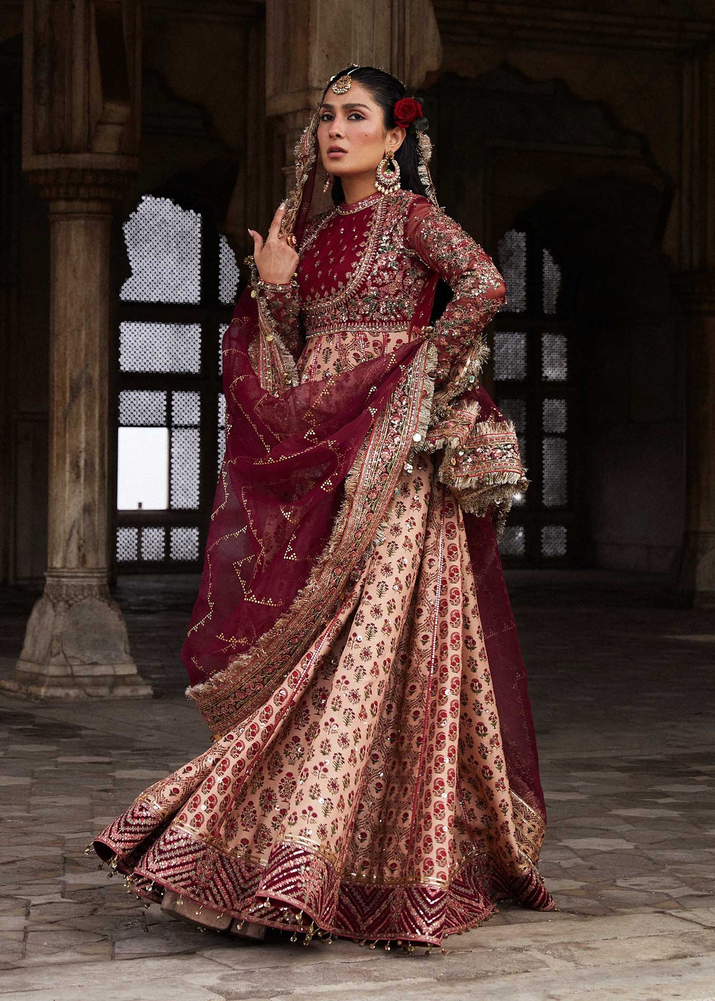 Hussain Rehar | Luxury Festive FW/24 | Alta - Wedding Dress - Maria Faisal