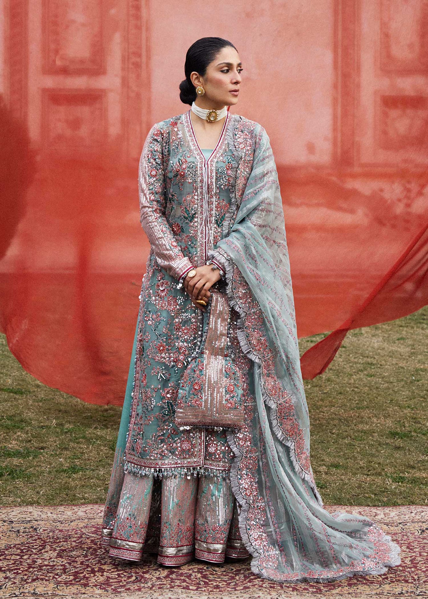 Hussain Rehar | Luxury Festive FW/24 | Saleen - Wedding Dress - Maria Faisal