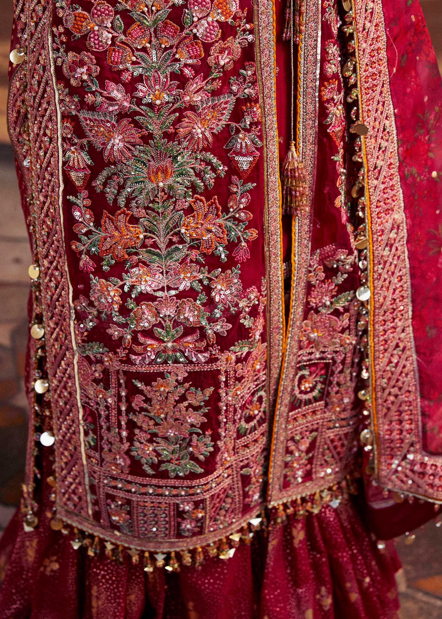Hussain Rehar | Luxury Festive FW/24 | Gulal - Wedding Dress - Maria Faisal