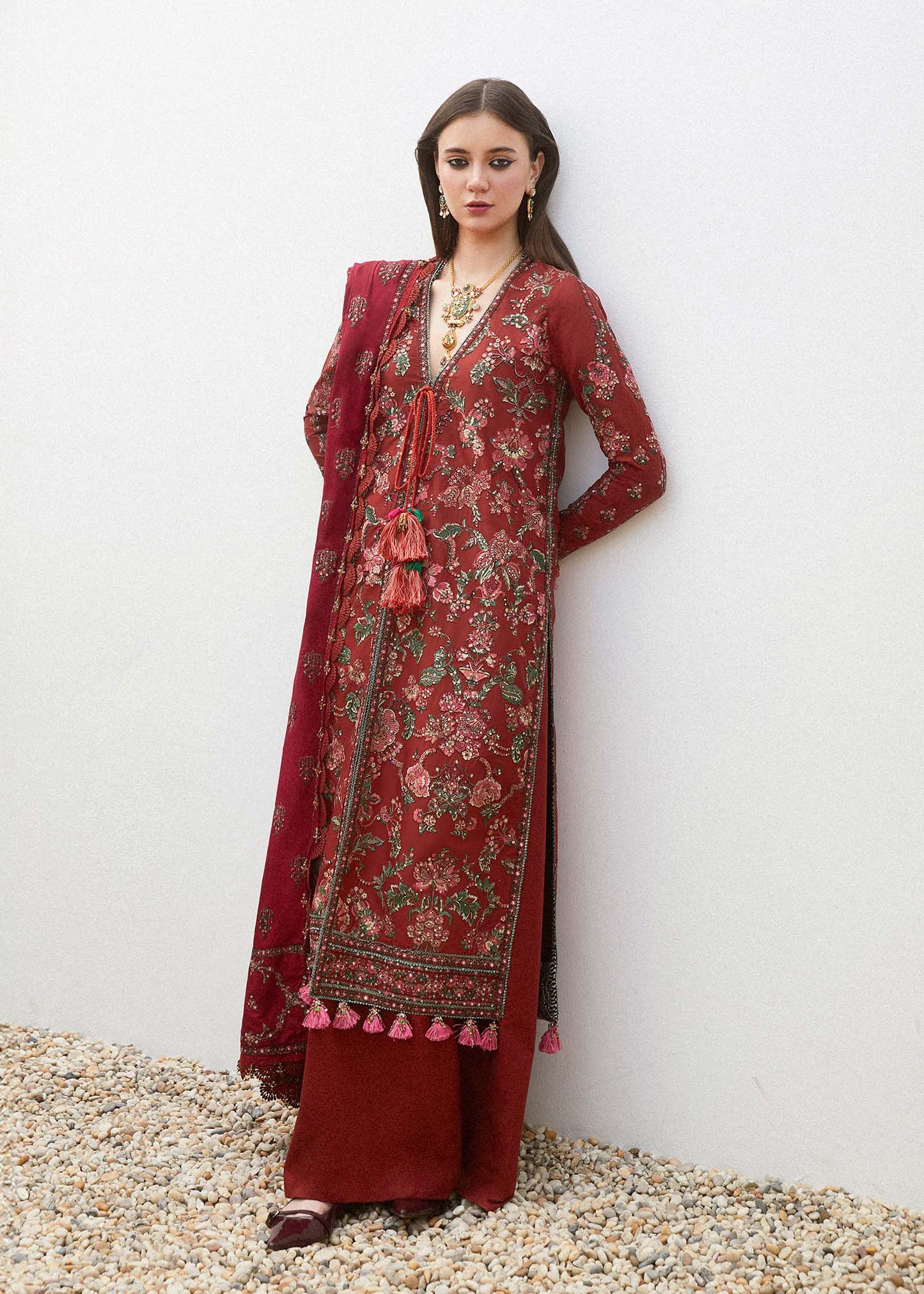 Hussain Rehar | Eid Luxury Lawn SS/24 | Ruhi - Waniyas