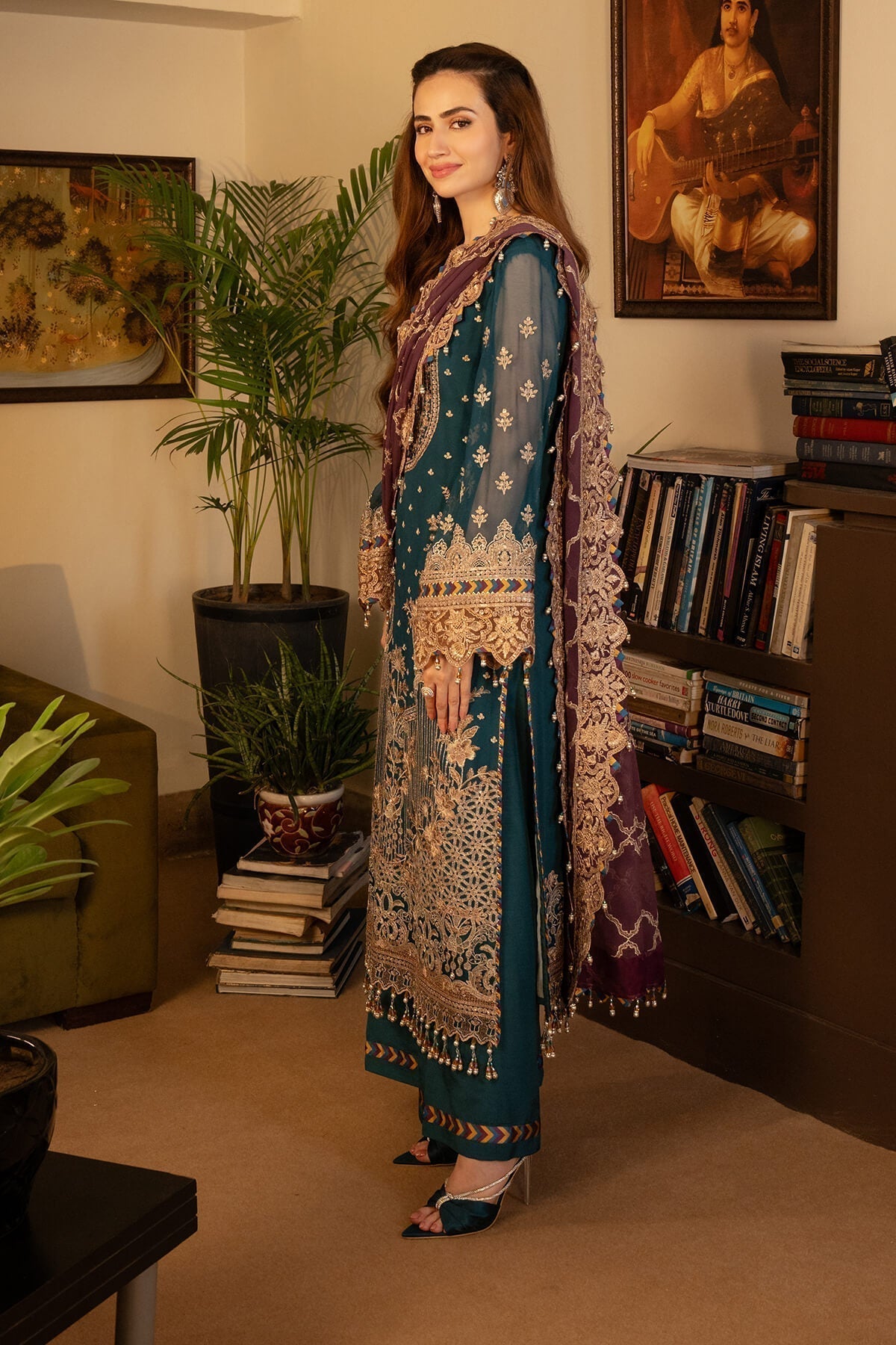Imrozia Premium | Noor Jahan Formals | I-208 Aaina - Ladies Clothes - Maria Faisal