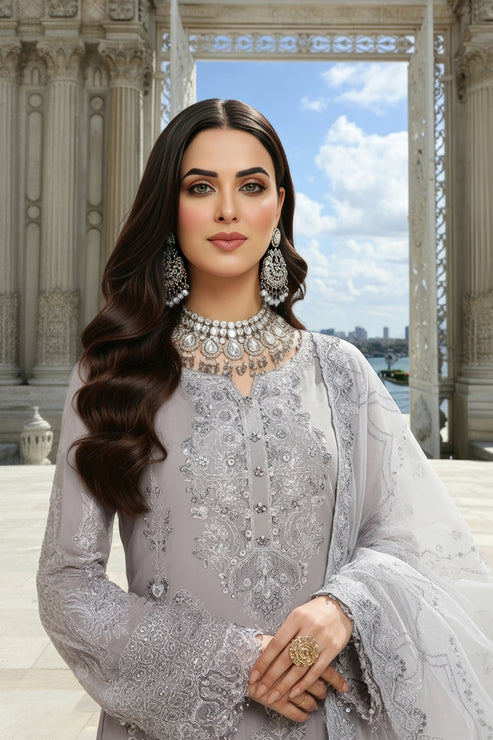 Imrozia Premium | Mehr e Mah | I-248 Feray - Formal Dress - available at Maria Faisal in UK and USA.