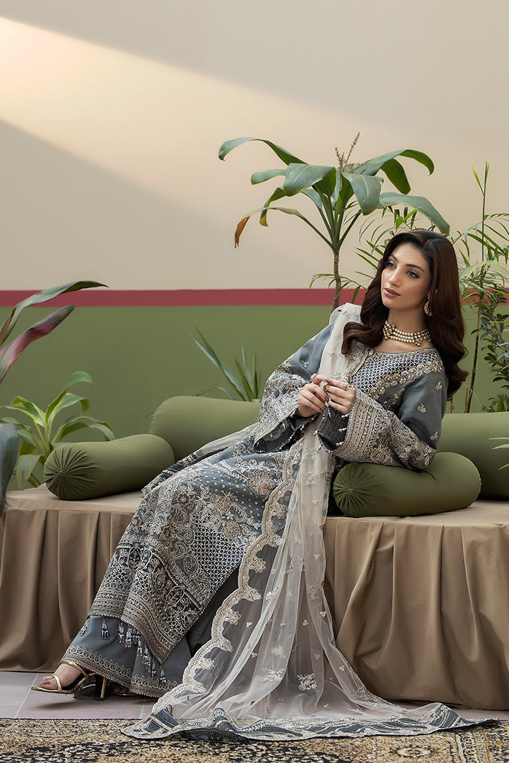 Imrozia Premium | Baad e Saba | I-269 Sukoon - Formal Dress - available at Maria Faisal in UK and USA.