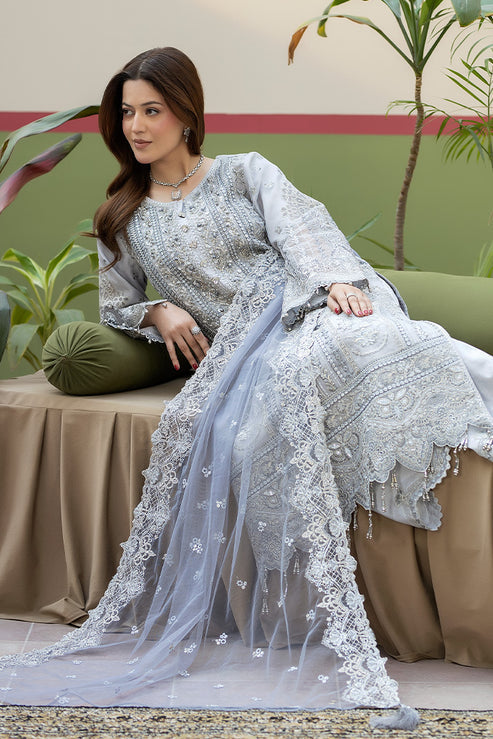 Imrozia Premium | Baad e Saba | I-275 Safiyaan - Formal Dress - available at Maria Faisal in UK and USA.