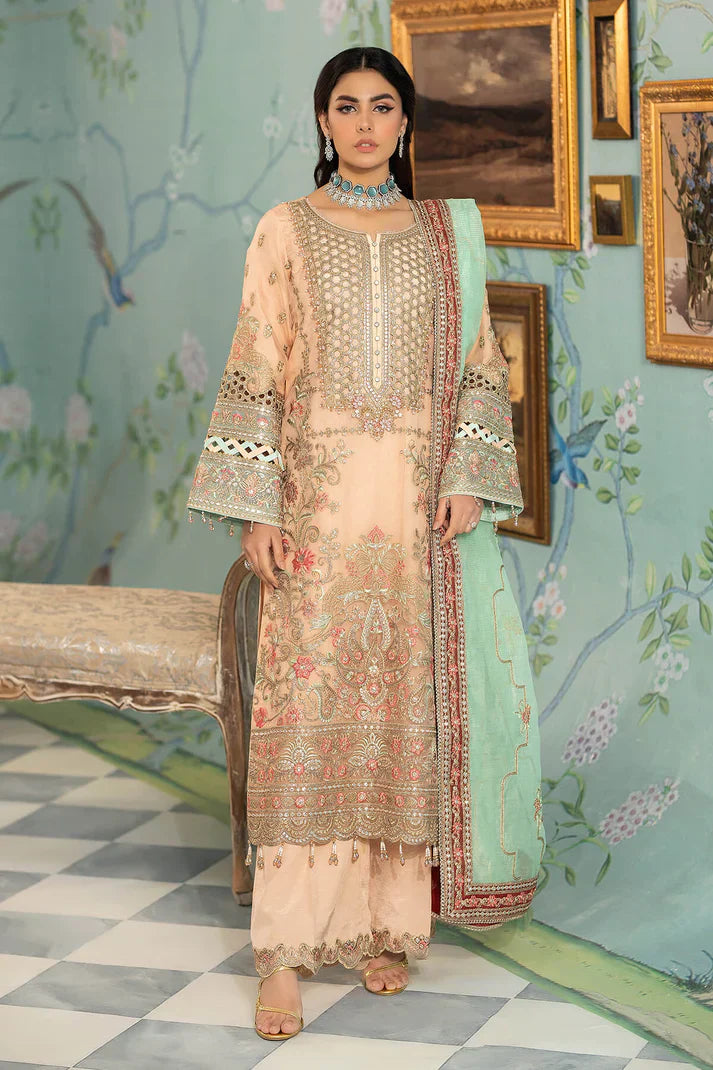 Imrozia Premium | Baad e Saba Pret Luxury Eid Collection | I.P-44 Zephyr - Ladies Clothes - Maria Faisal