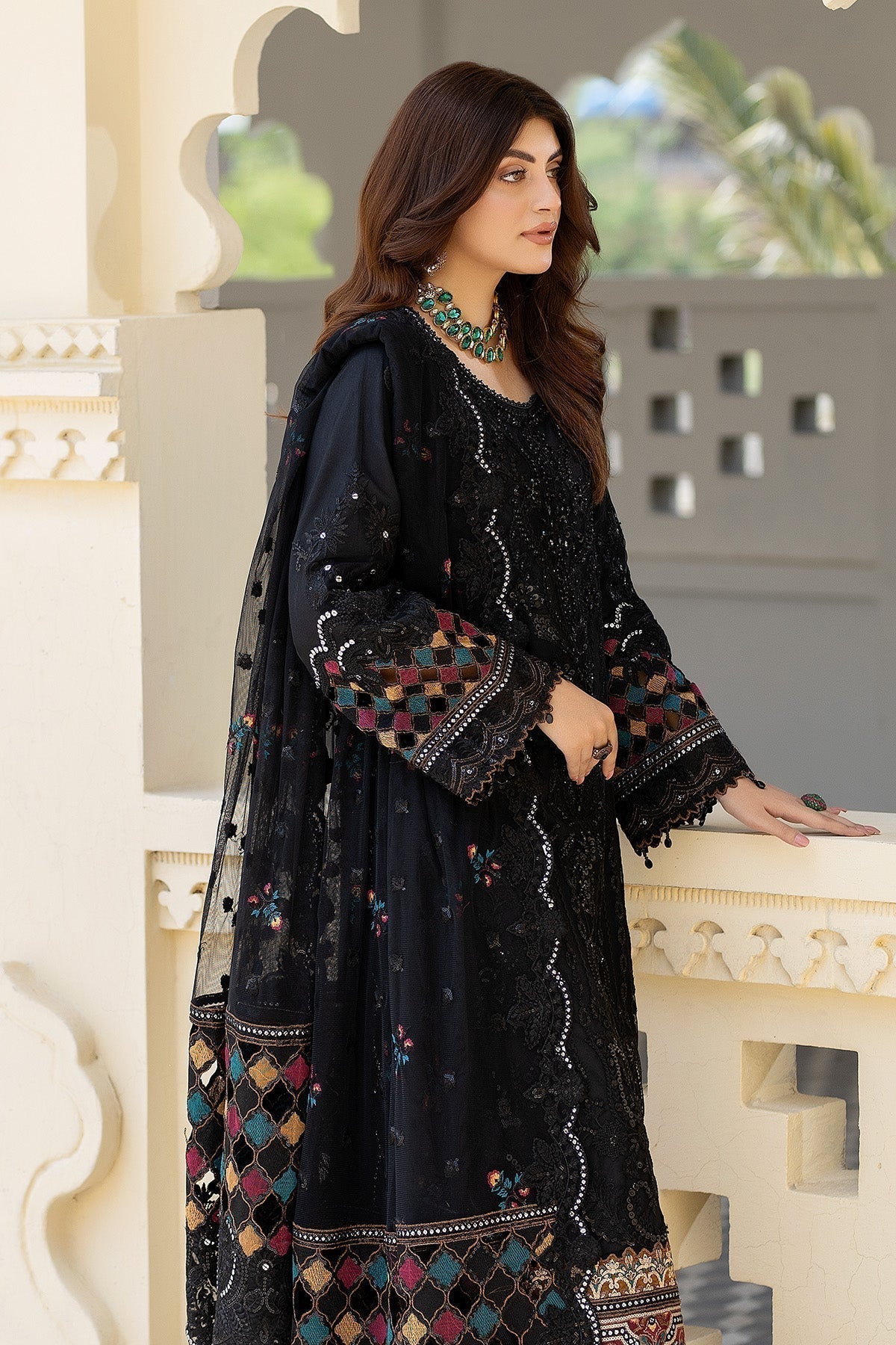 Imrozia Premium | Baad e Saba Formals | IP-53 Tehzeeb - Designer Dress with Intricate embroidery and embellishments. Shop elegent wedding dress at Maria Faisal.