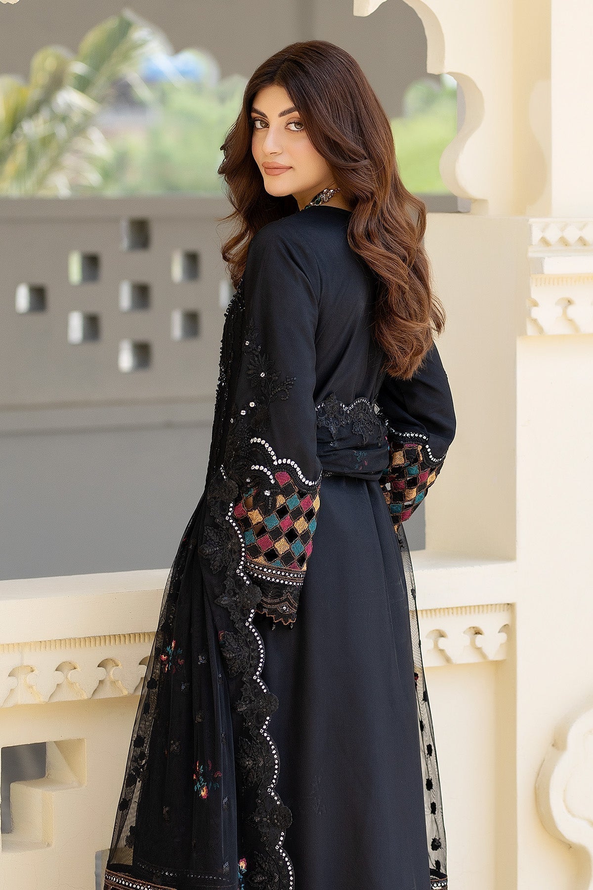 Imrozia Premium | Baad e Saba Formals | IP-53 Tehzeeb - Designer Dress with Intricate embroidery and embellishments. Shop elegent wedding dress at Maria Faisal.