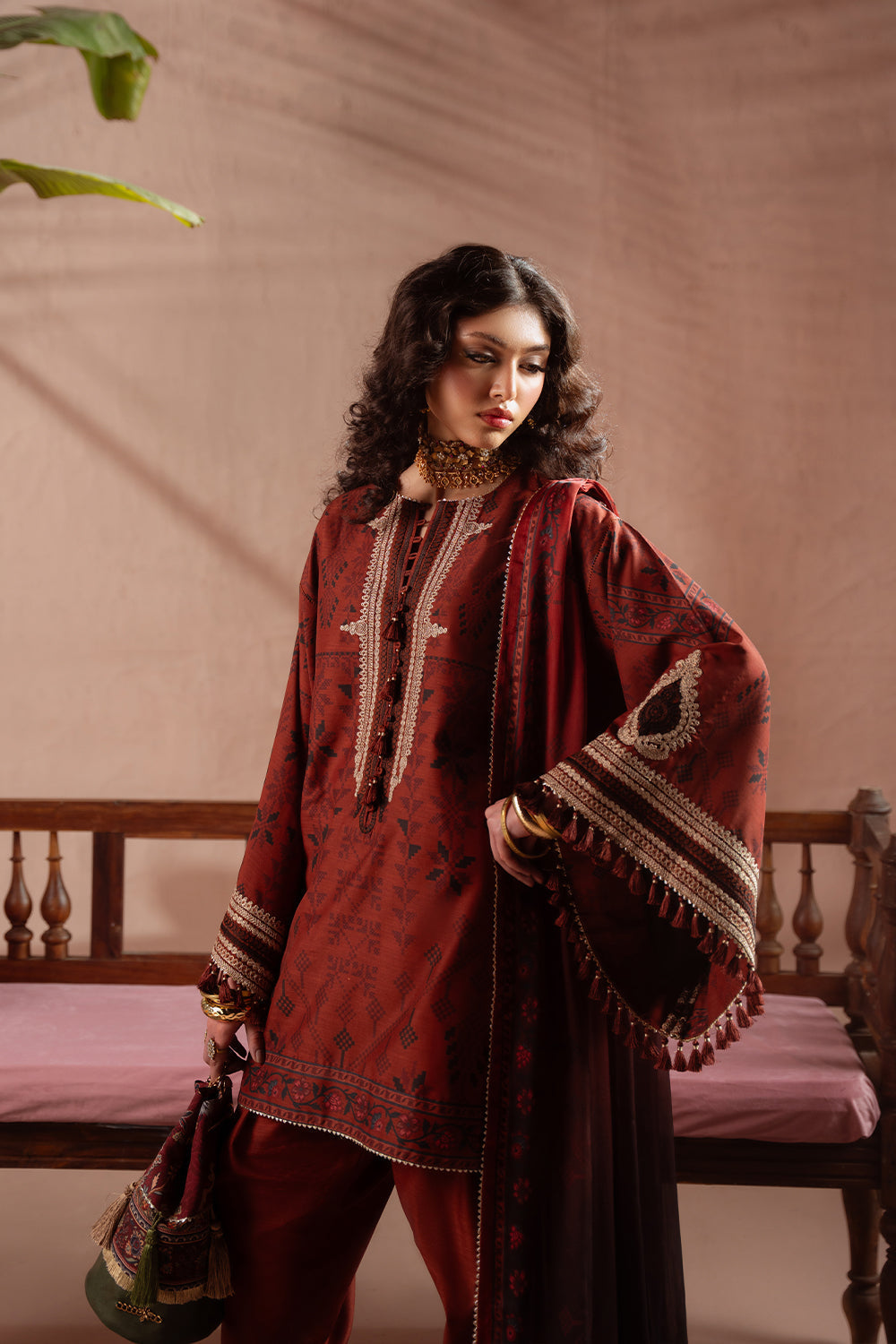 Saira Rizwan | Ramadan Edit 26 | SIA- SRRSP-26-06 - Dress - available at Maria Faisal in UK and USA.