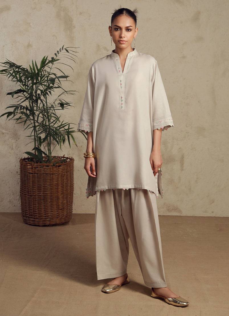 Image | Spring Basics 25 | IJSL-213715 by Maria Faisal - Registered Vendor of : Image - type : Ladies Clothes - 100% original wedding dresses