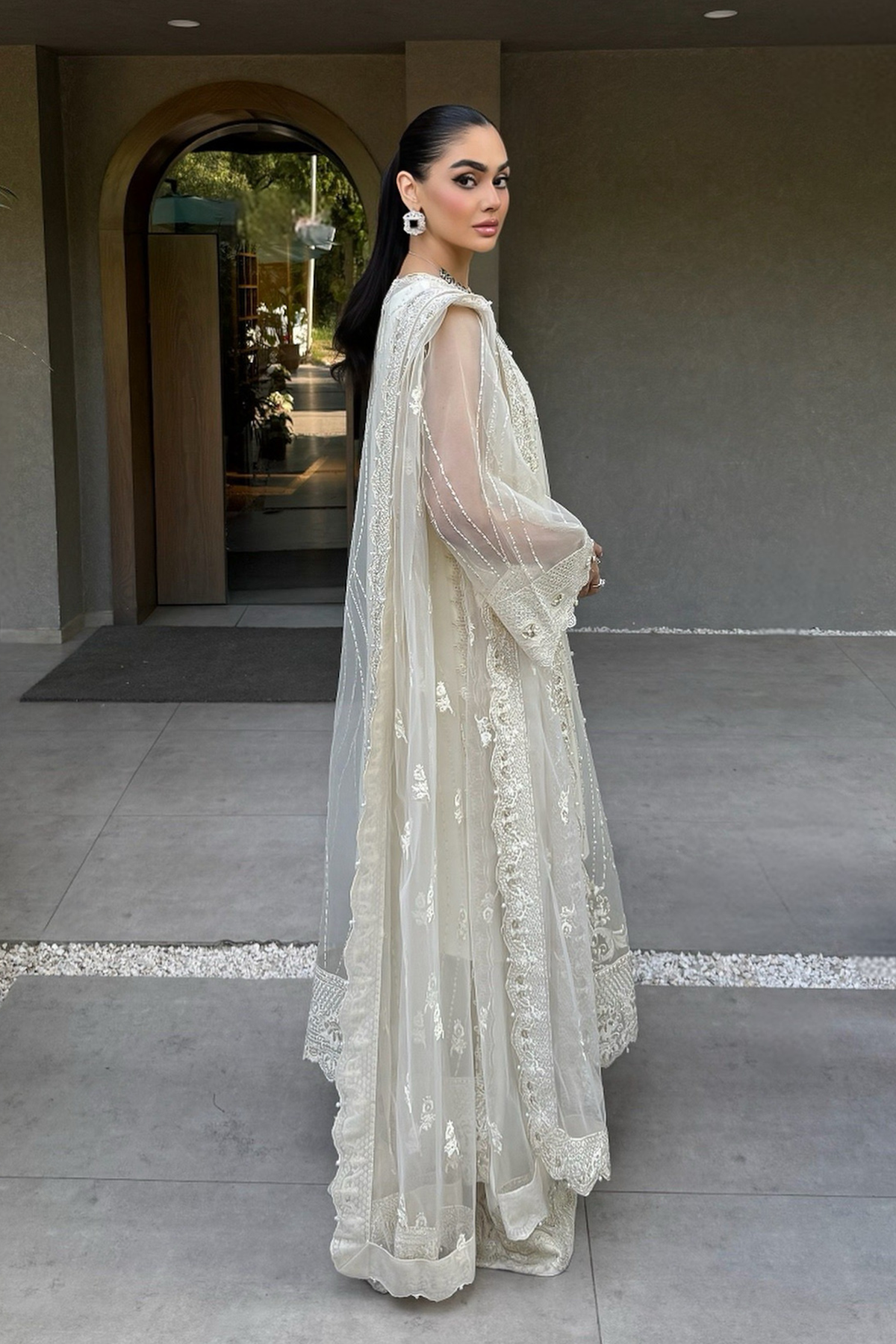 Erum Khan | The Formal Edit | Fit 02 - Formal Dress - available at Maria Faisal in UK and USA.