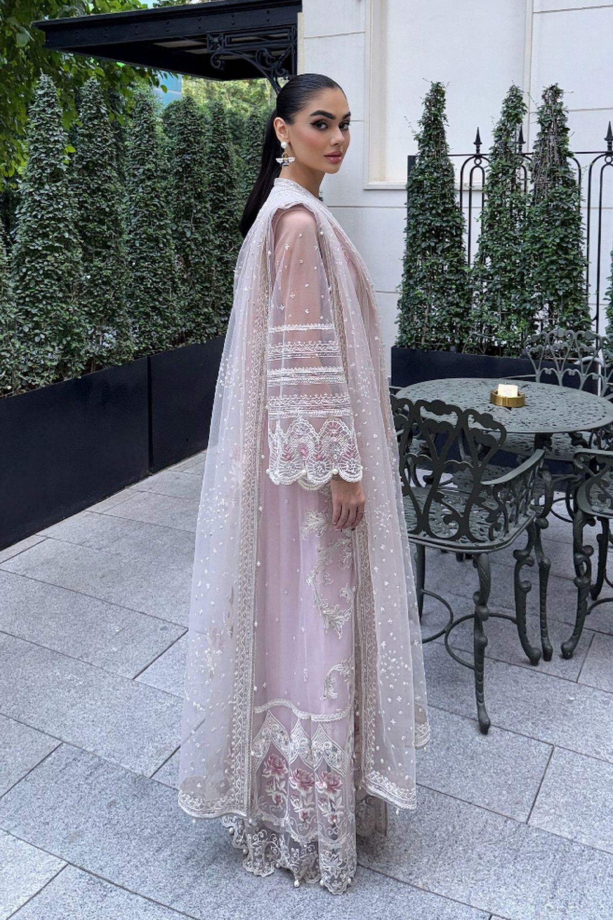 Erum Khan | The Formal Edit | Fit 03 - Formal Dress - available at Maria Faisal in UK and USA.