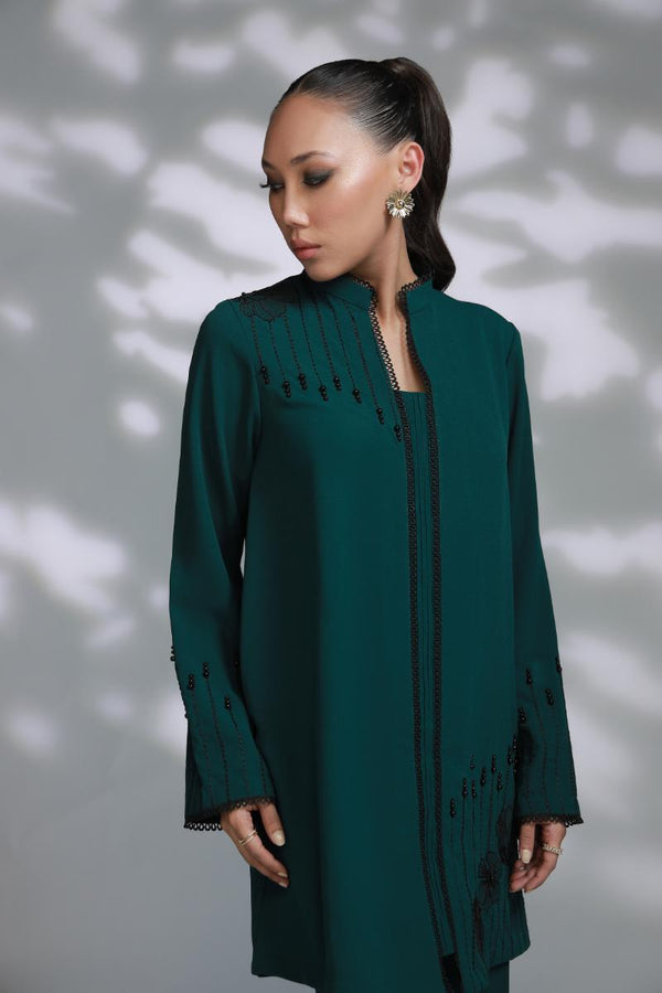 Sana Abbas | La Fiesta A W Pret | Rio - Dress - available at Maria Faisal in UK and USA.