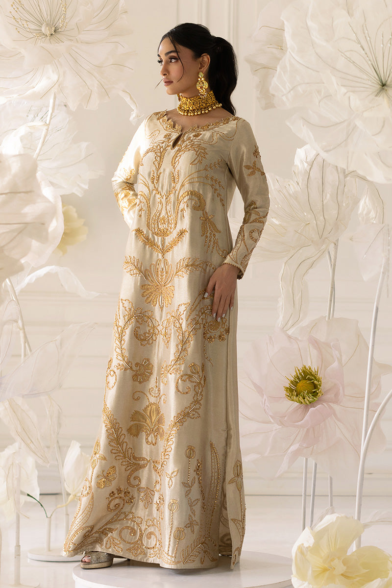 Mina Hassan | Festive Dholki 25 | Aina - Wedding Dress - available at Maria Faisal in UK and USA.