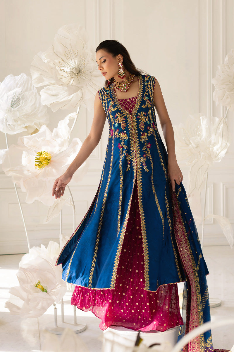 Mina Hassan | Festive Dholki 25 | Aneek - Wedding Dress - available at Maria Faisal in UK and USA.