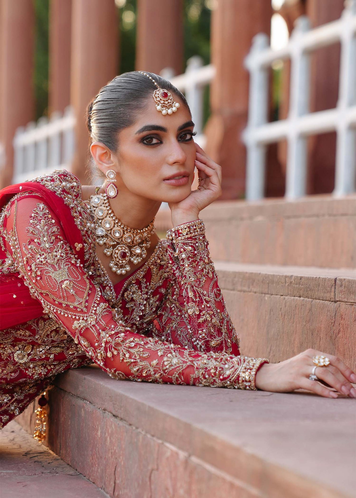 Kanwal Malik | Sajni Wedding Festive | ARMAL - Wedding Dress - available at Maria Faisal in UK and USA.