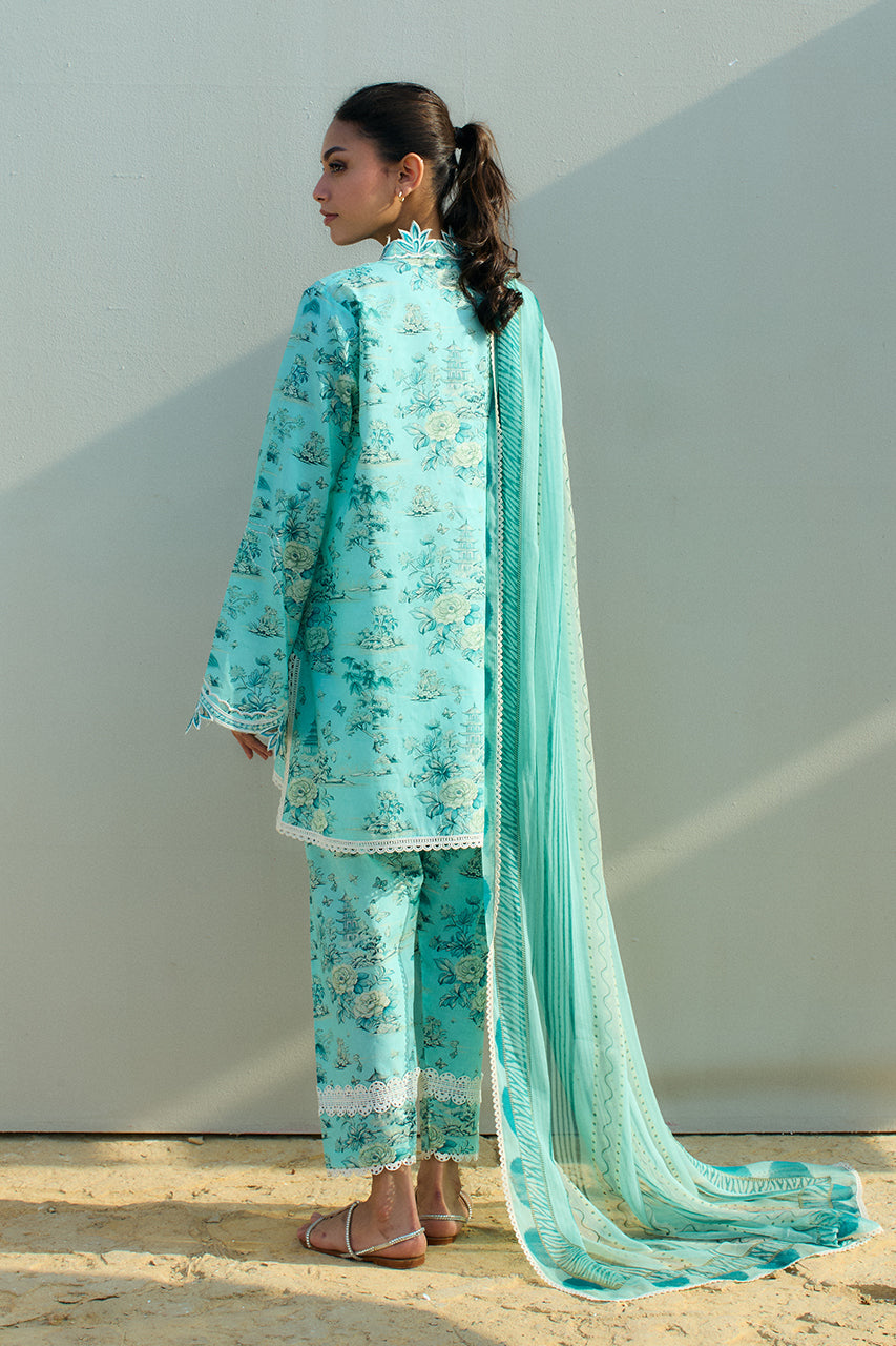 Sania Maskatiya | Luxury Lawn 25 | Myra (B) - Ladies Clothes - Maria Faisal