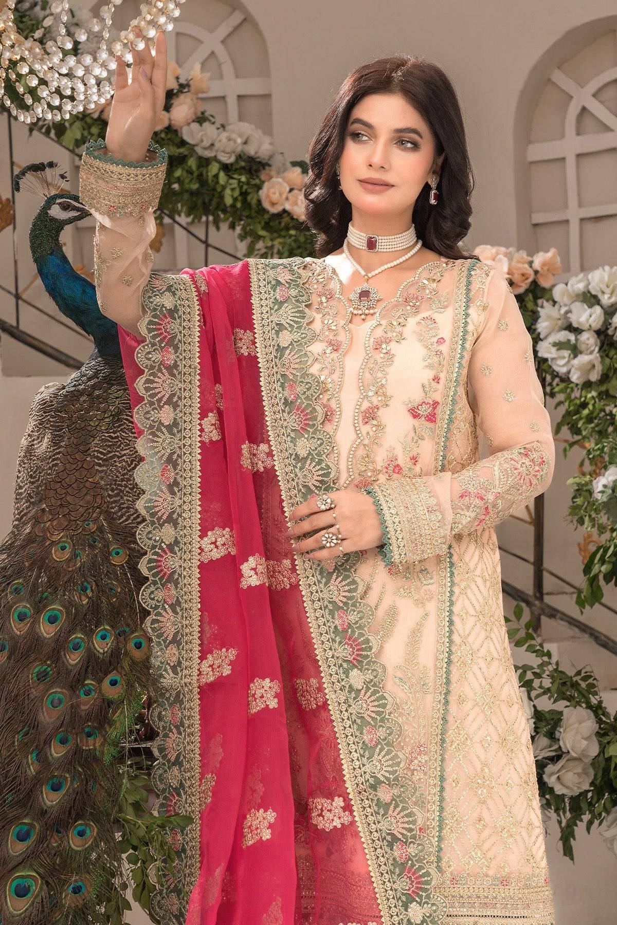 Imrozia Premium | Dilkash Formals | IP-109 Saanvi by Maria Faisal - Registered Vendor of : Imrozia Premium - type : Ladies Clothes - 100% original wedding dresses