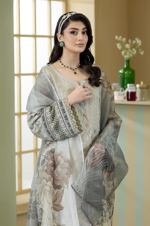 Imrozia Premium | Opaline Drape | IP-190 Silken Halo - Formal Dress - available at Maria Faisal in UK and USA.