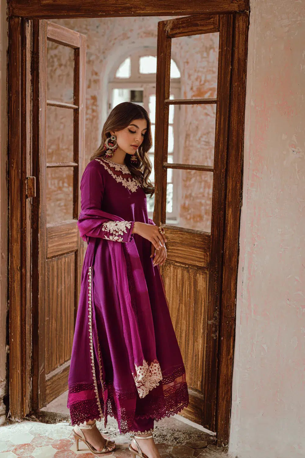 Azure | Embroidered Formals | Imperial Plum - Formal