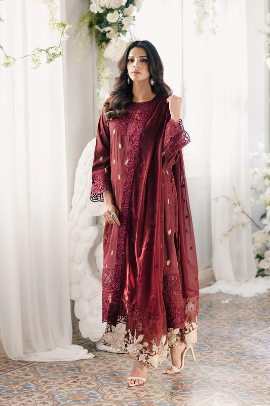 Azure | Ensembles Embroidered Formals | Imperial Wine - Formal