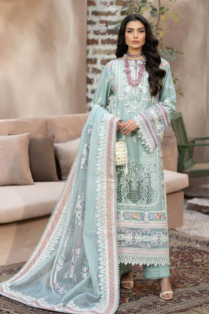 Imrozia Premium | Gulposh Luxury Lawn 24 | S.L 49 Mirha - Ladies Clothes - Maria Faisal