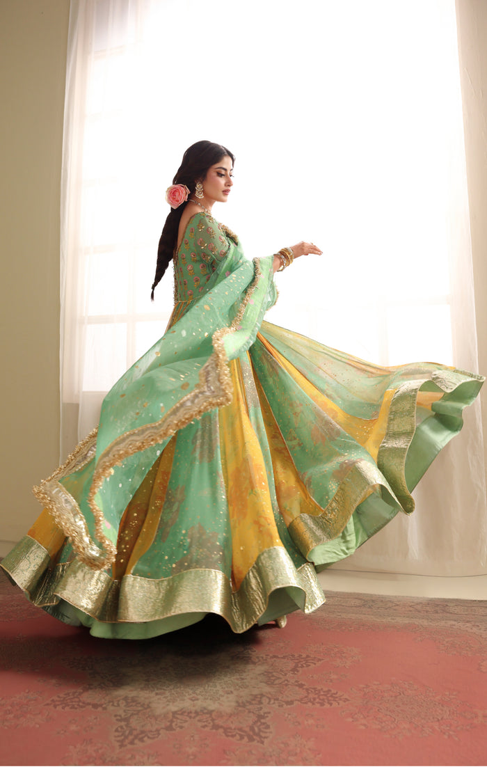 Maya | Dastaan Wedding Formals | HUSNARA - Wedding Dress - available at Maria Faisal in UK and USA.