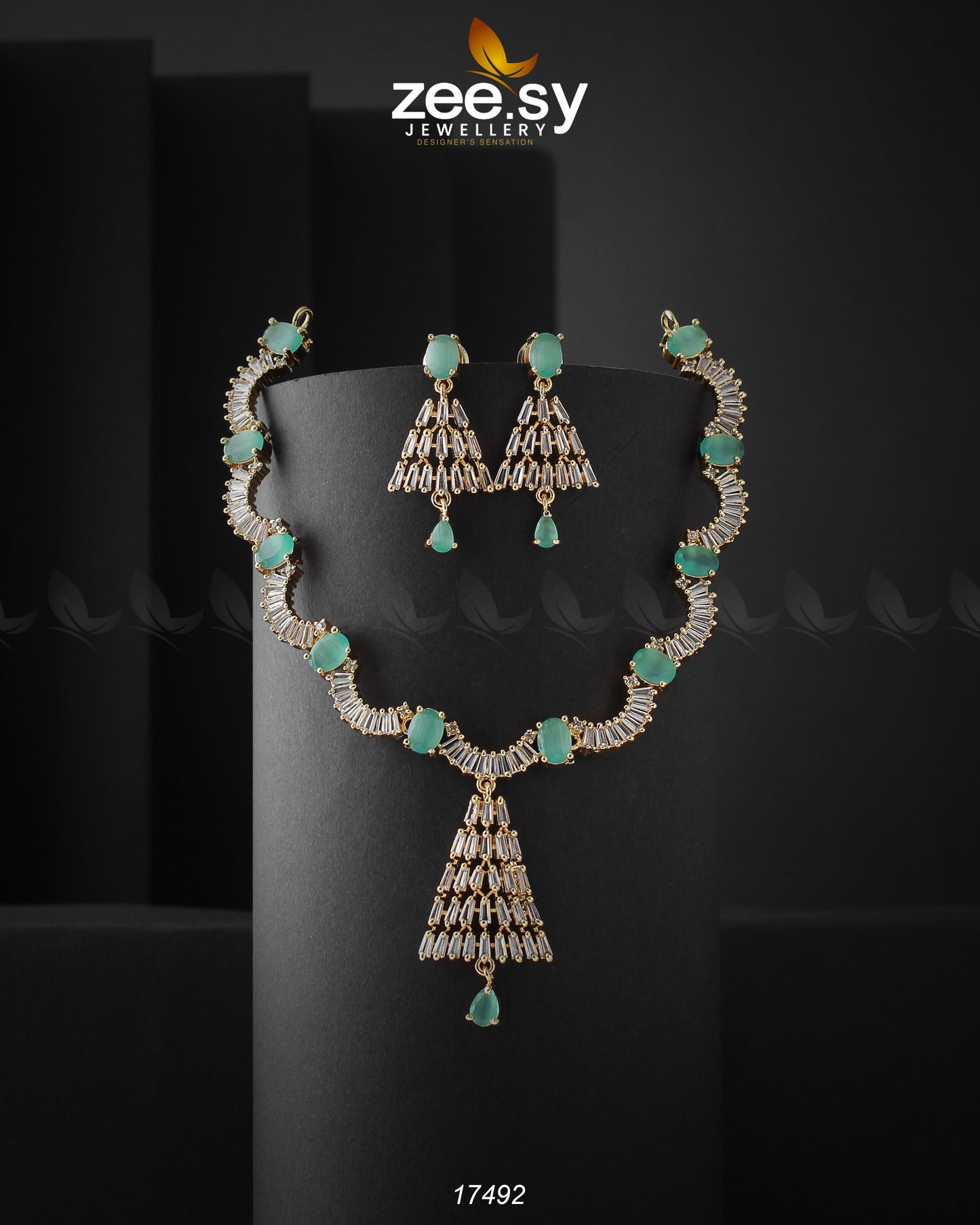 Italian Zircon Necklace - Necklace Sets