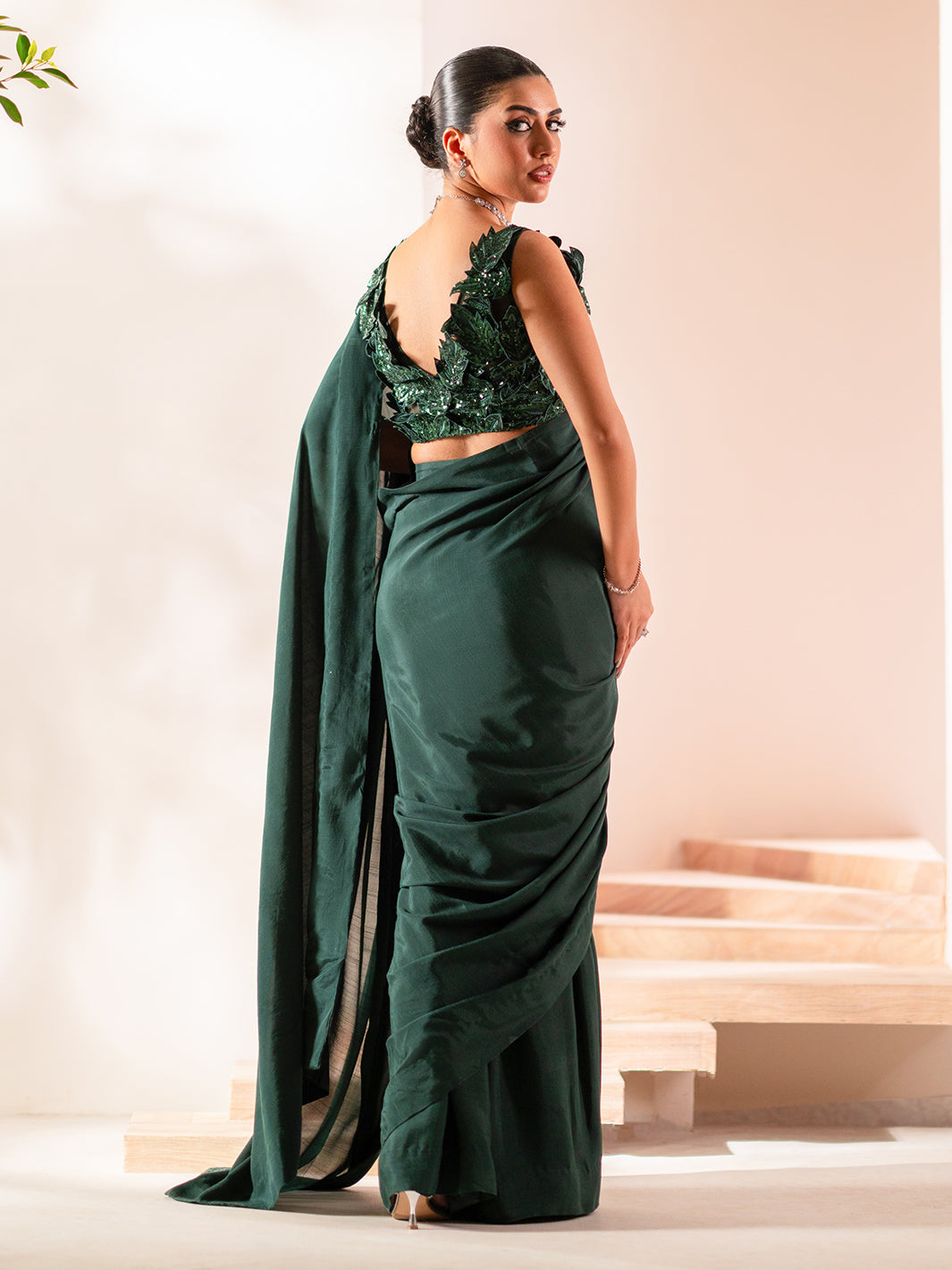 Izel | Stardust Luxury Collection | SLC-001 - Luxe - Designer Dress with Intricate embroidery and embellishments. Shop elegent wedding dress at Maria Faisal.