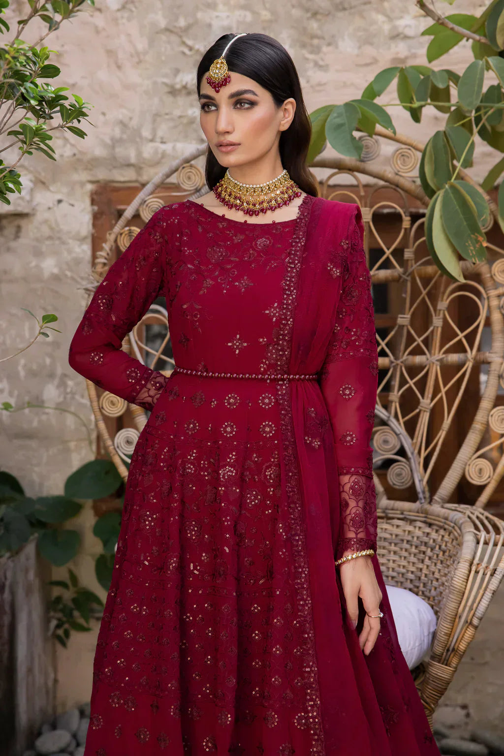 Iznik | Chinnon Chiffon | CC-29 ROSALIE - Ladies Clothes - Maria Faisal