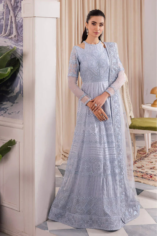 Iznik | Chinnon Chiffon | CC-38 IZARA - Ladies Clothes - Maria Faisal