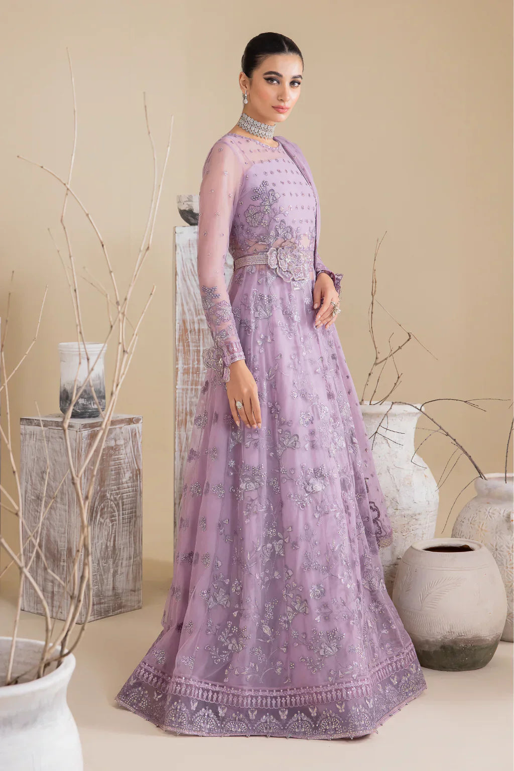 Iznik | Chinnon Chiffon | CC-25 REBECCA - Ladies Clothes - Maria Faisal