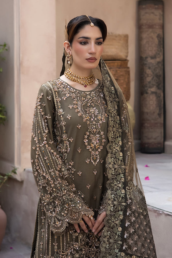 Imrozia Premium | Jahanara Festive 26 | JF-33 Zarveen - Formal Dress - available at Maria Faisal in UK and USA.