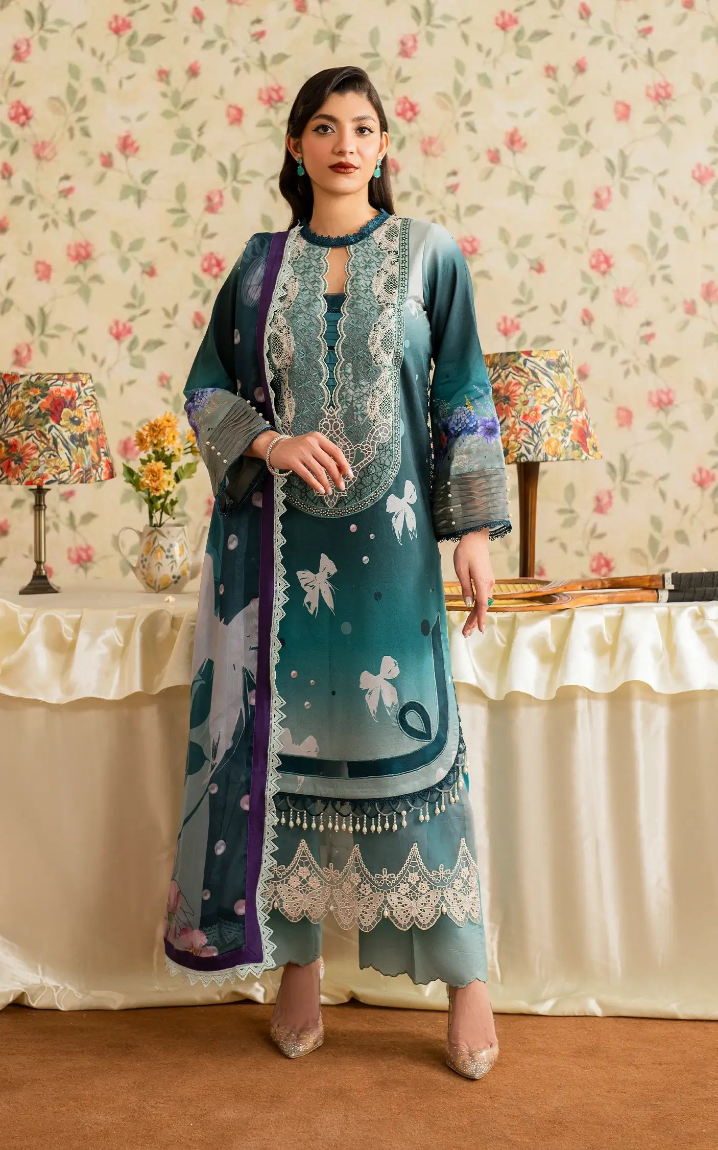 Asifa and Nabeel | Meraki Vintage 25 | Jal (MVL25-09) by Maria Faisal - Registered Vendor of : Asifa and Nabeel - type : Ladies Clothes - 100% original wedding dresses