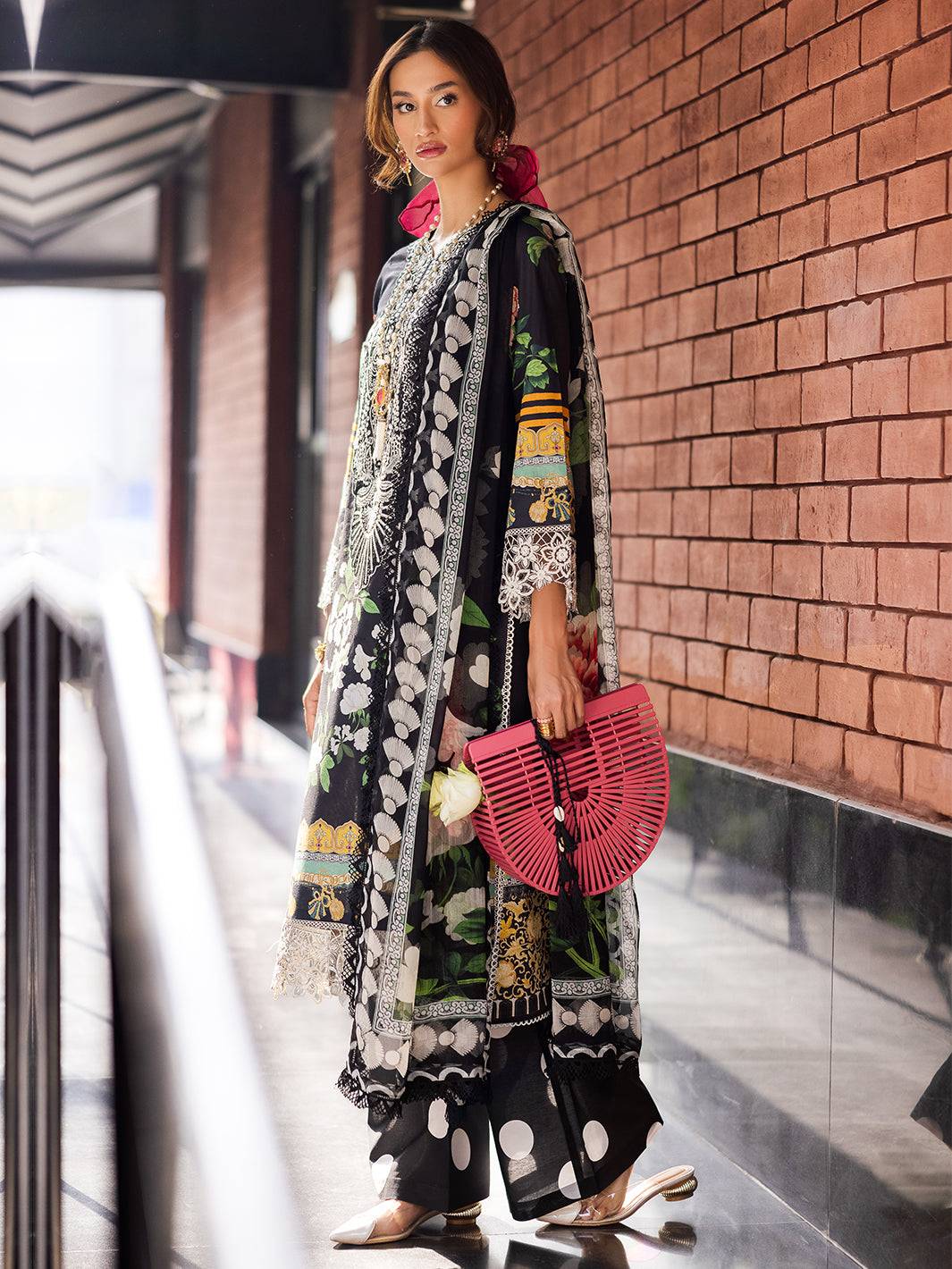 Mahnur | After Hours Luxury Lawn 25 | Jellybean Joy by Maria Faisal - Registered Vendor of : Mahnur - type : Ladies Clothes - 100% original wedding dresses