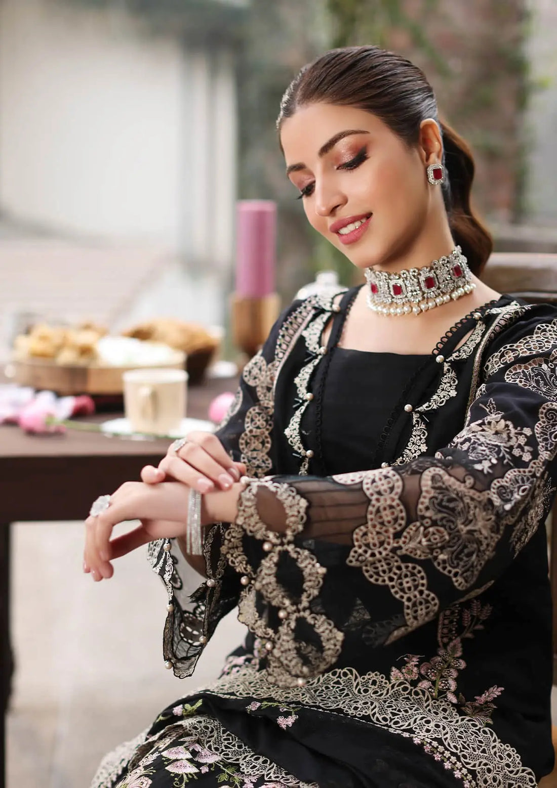 Kahf Premium | Festive Lawn 24 | KFL-06 NOOR - Ladies Clothes - Maria Faisal