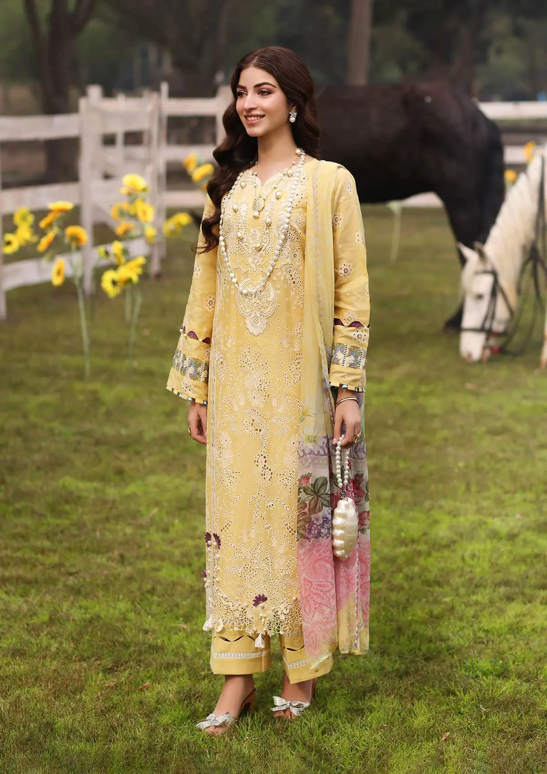 Kahf Premium | Festive Lawn 24 | KFL-05 SAHAR - Ladies Clothes - Maria Faisal