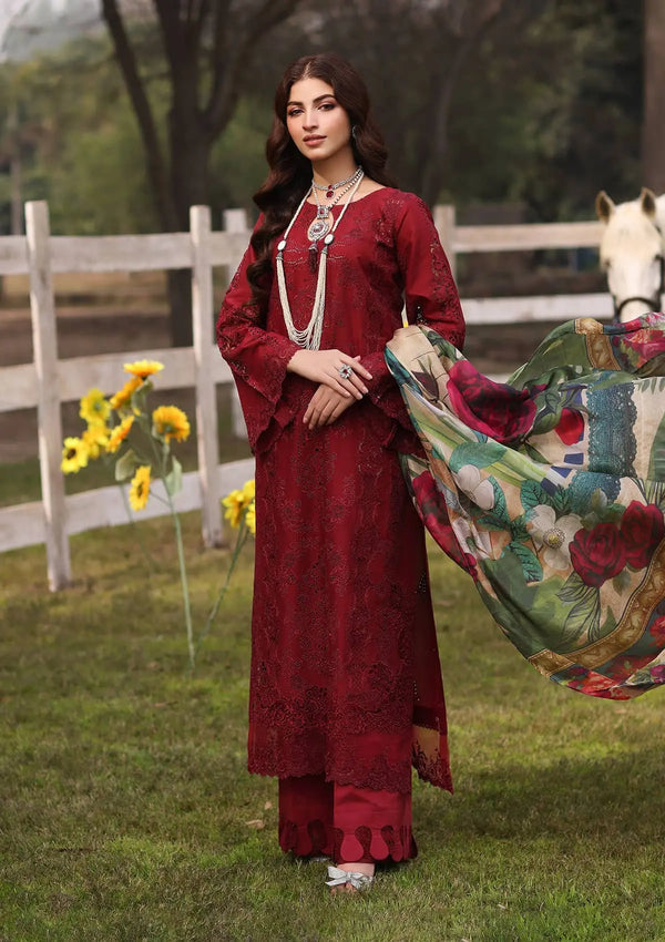 Kahf Premium | Festive Lawn 24 | KFL-02 ALORA - Ladies Clothes - Maria Faisal