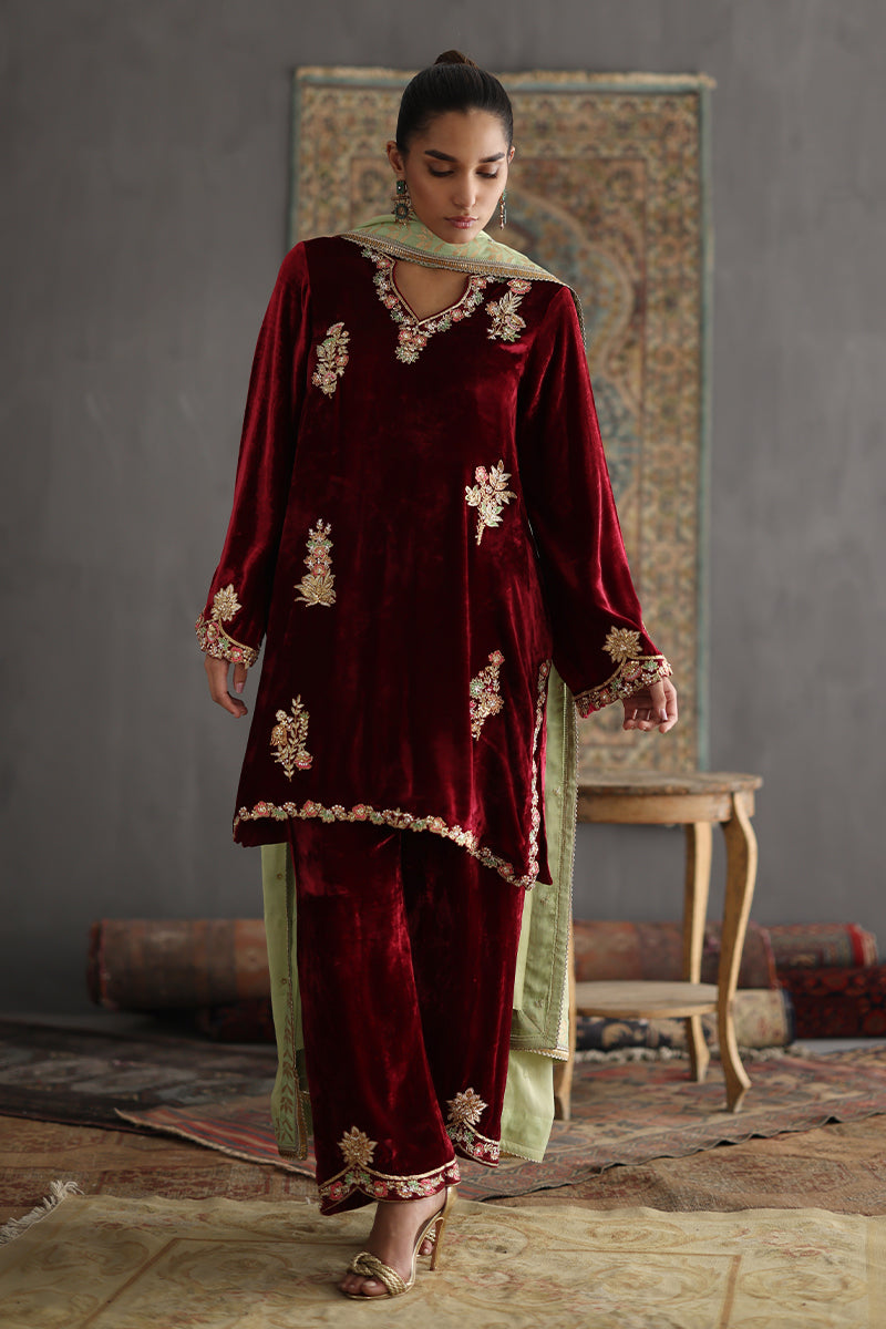 Sana Abbas | Velvet Formals | KARLA - Ladies Clothes - Maria Faisal