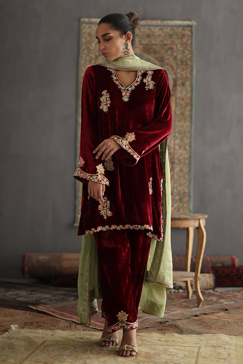 Sana Abbas | Velvet Formals | KARLA - Ladies Clothes - Maria Faisal