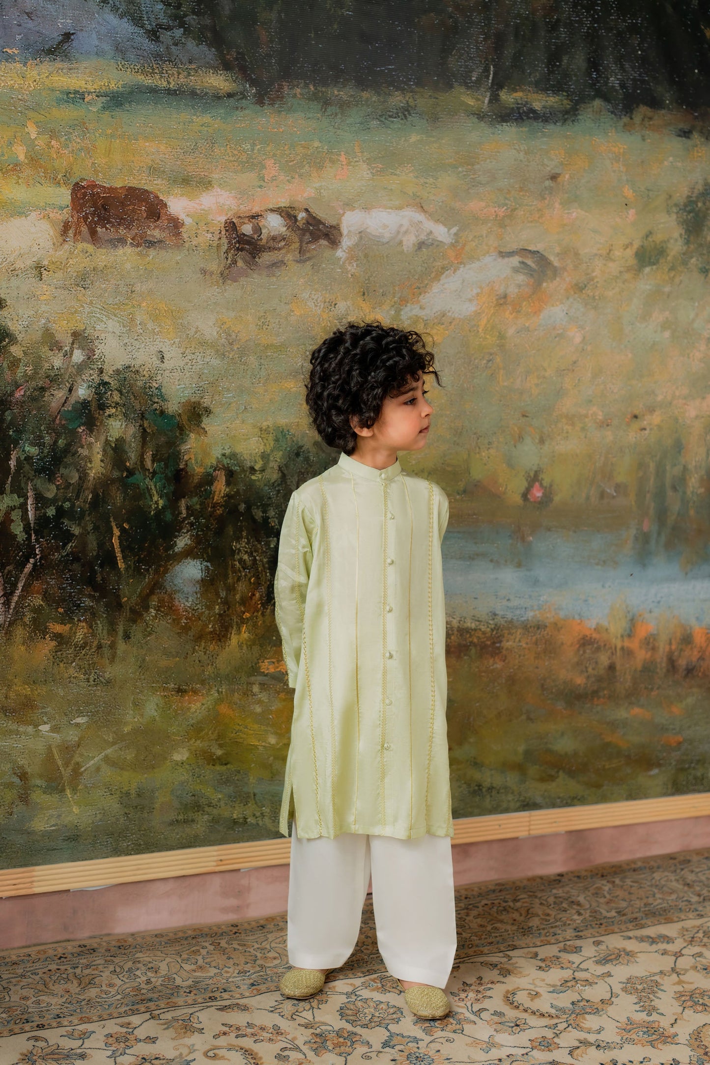 KKB-217 - by Maria Faisal - Registered Vendor of : Kastoor Kids - 100% Original Designer Dress.