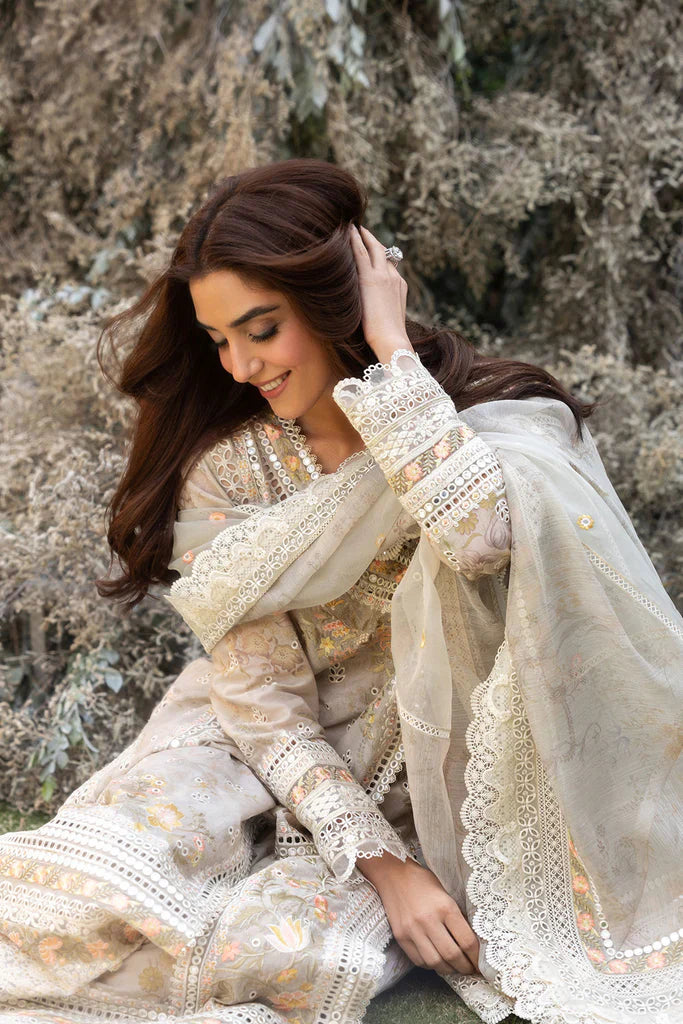 Sobia Nazir | Luxury Lawn 25 | 13b - Casual Dress - available at Maria Faisal in UK and USA.