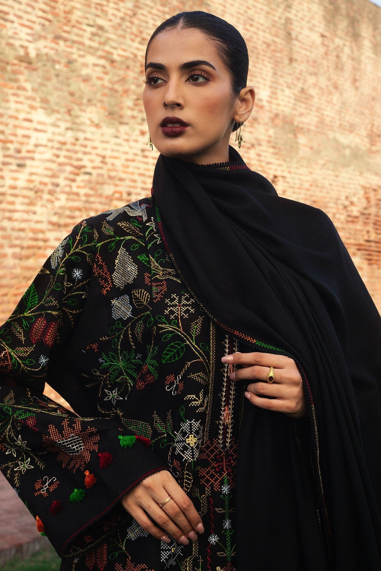 Zara Shahjahan | Winter 24 | LALEH-D4 - Designer Dress with Intricate embroidery and embellishments. Shop elegent wedding dress at Maria Faisal.