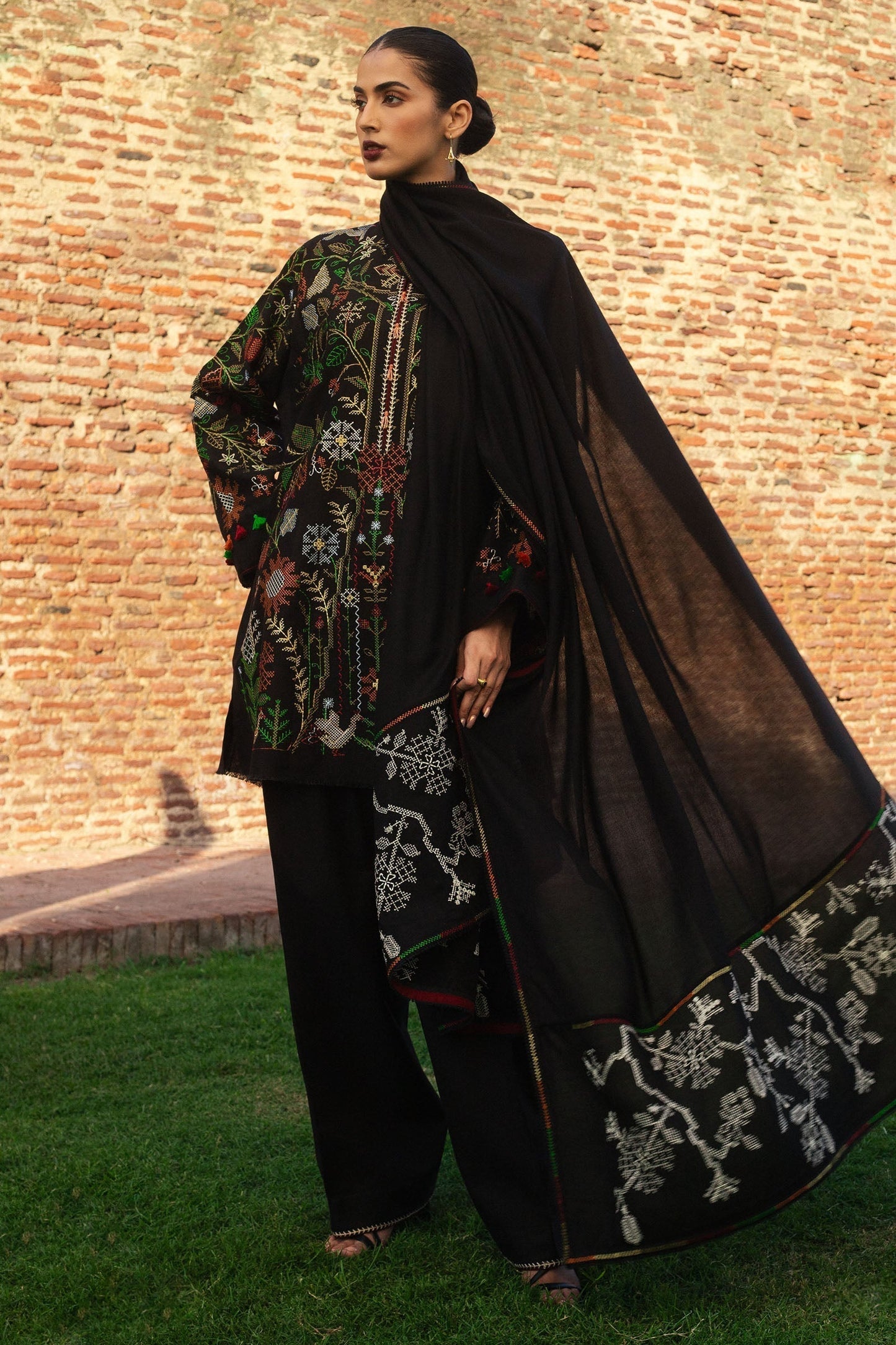 Zara Shahjahan | Winter 24 | LALEH-D4 - Designer Dress with Intricate embroidery and embellishments. Shop elegent wedding dress at Maria Faisal.
