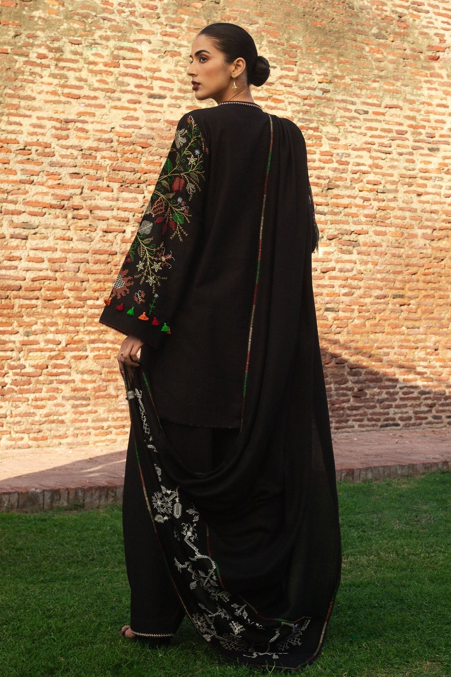 Zara Shahjahan | Winter 24 | LALEH-D4 - Designer Dress with Intricate embroidery and embellishments. Shop elegent wedding dress at Maria Faisal.