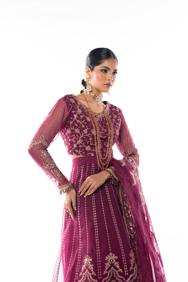 Al Karam | Luxe Formals | RTS | SHIRT, LINING, TROUSER & DUPATTA M - Ladies Clothes - Maria Faisal