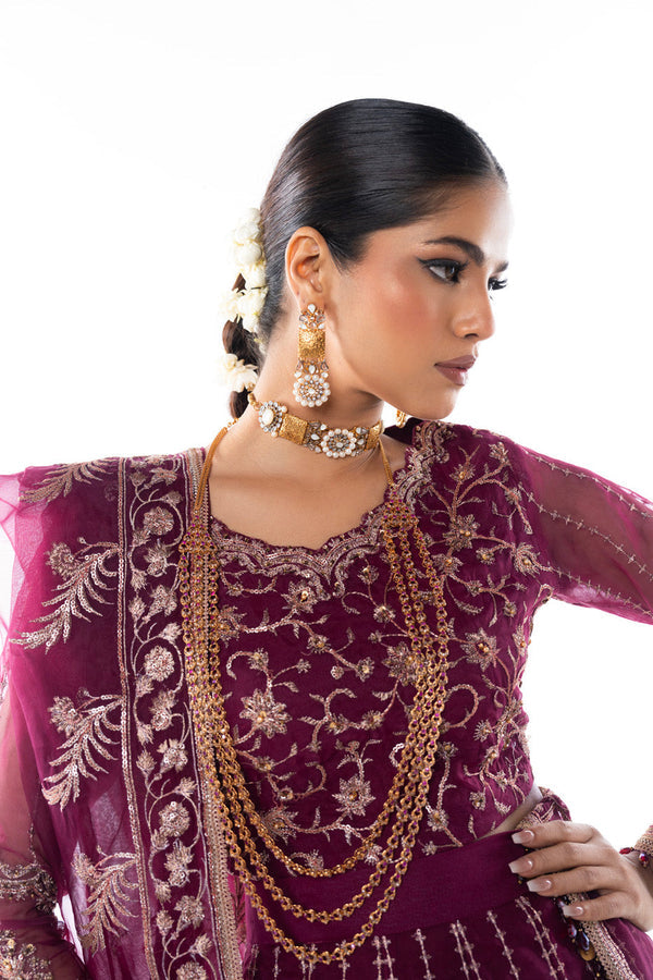 Al Karam | Luxe Formals | RTS | SHIRT, LINING, TROUSER & DUPATTA M - Ladies Clothes - Maria Faisal