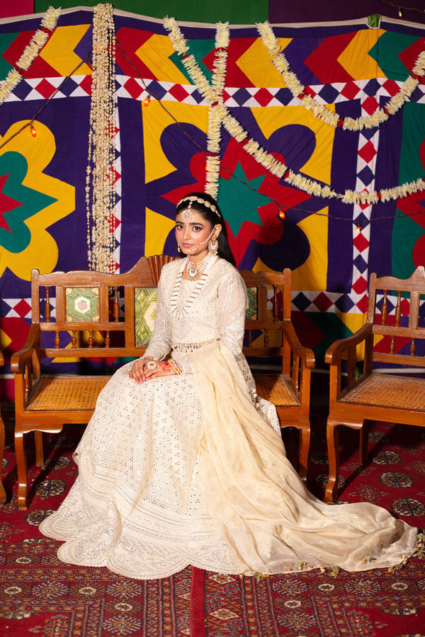 Al Karam | Luxe Formals | RTS | SHIRT, LINING, TROUSER & DUPATTA N - Ladies Clothes - Maria Faisal