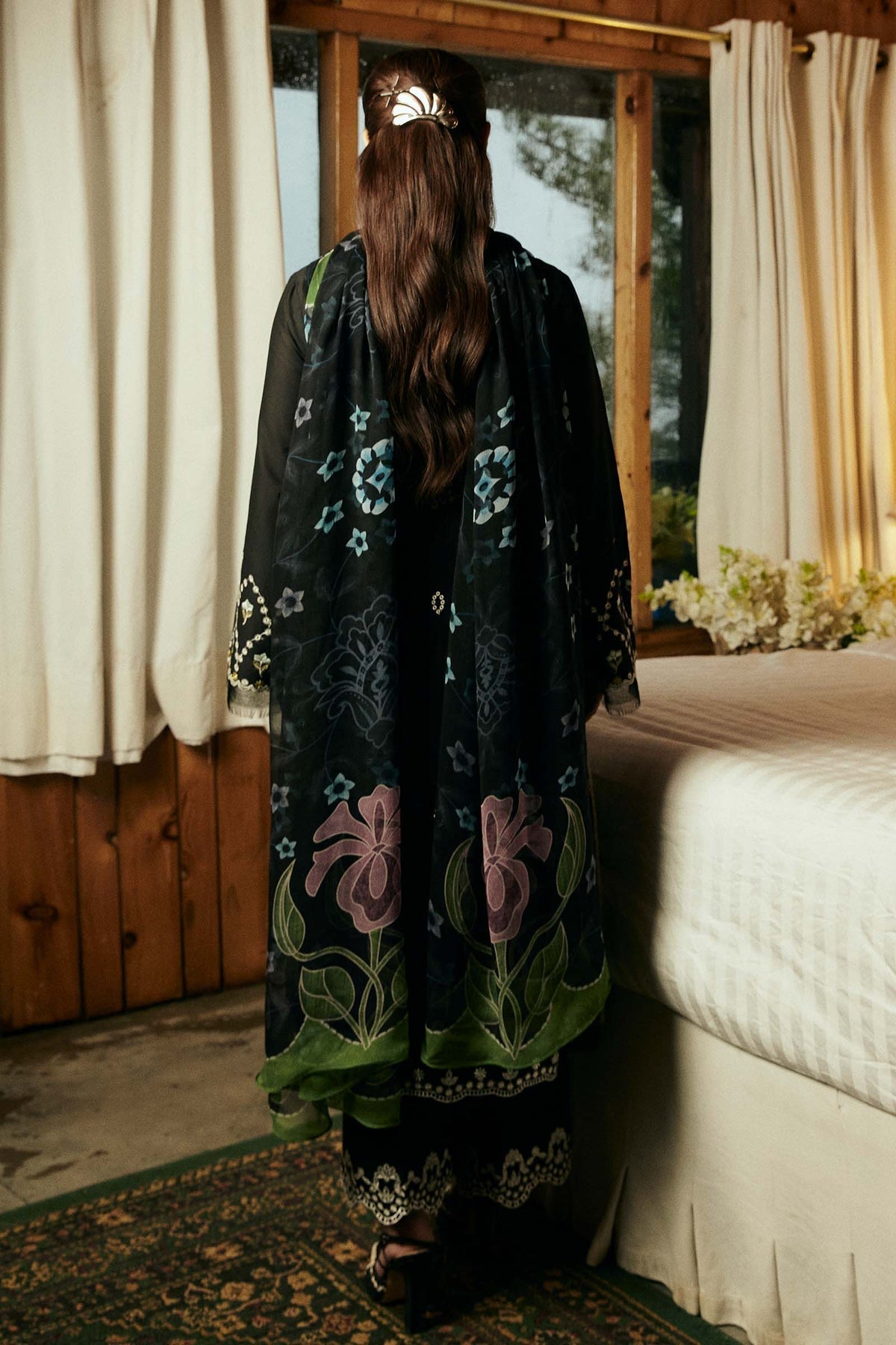 Zara Shahjahan | Coco Lawn Vol 2 | LOVENT-10A - Designer Dress with Intricate embroidery and embellishments. Shop elegent wedding dress at Maria Faisal.